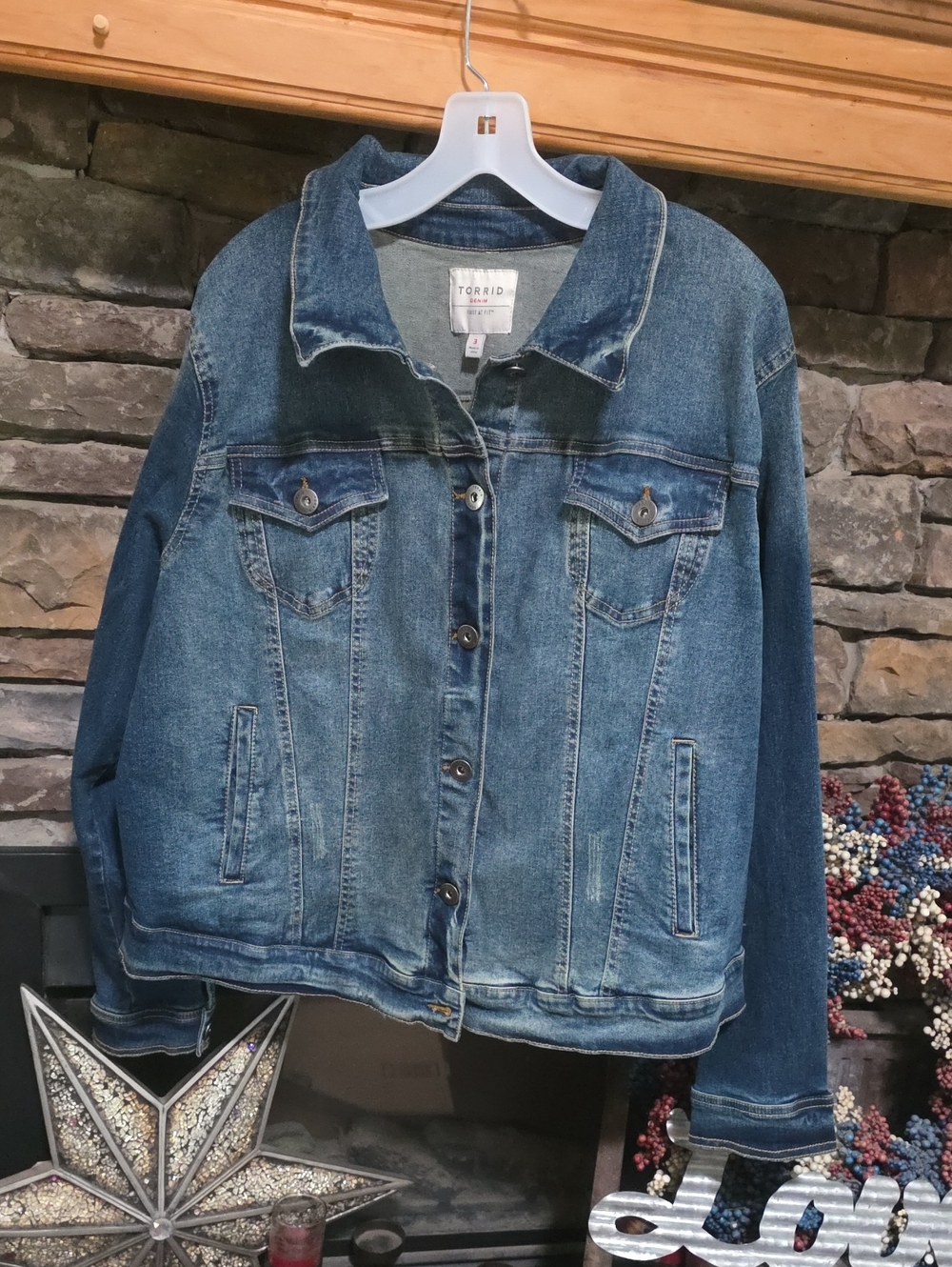SALE💫Torrid Denim First St Fit Jean Jacket Sz 3